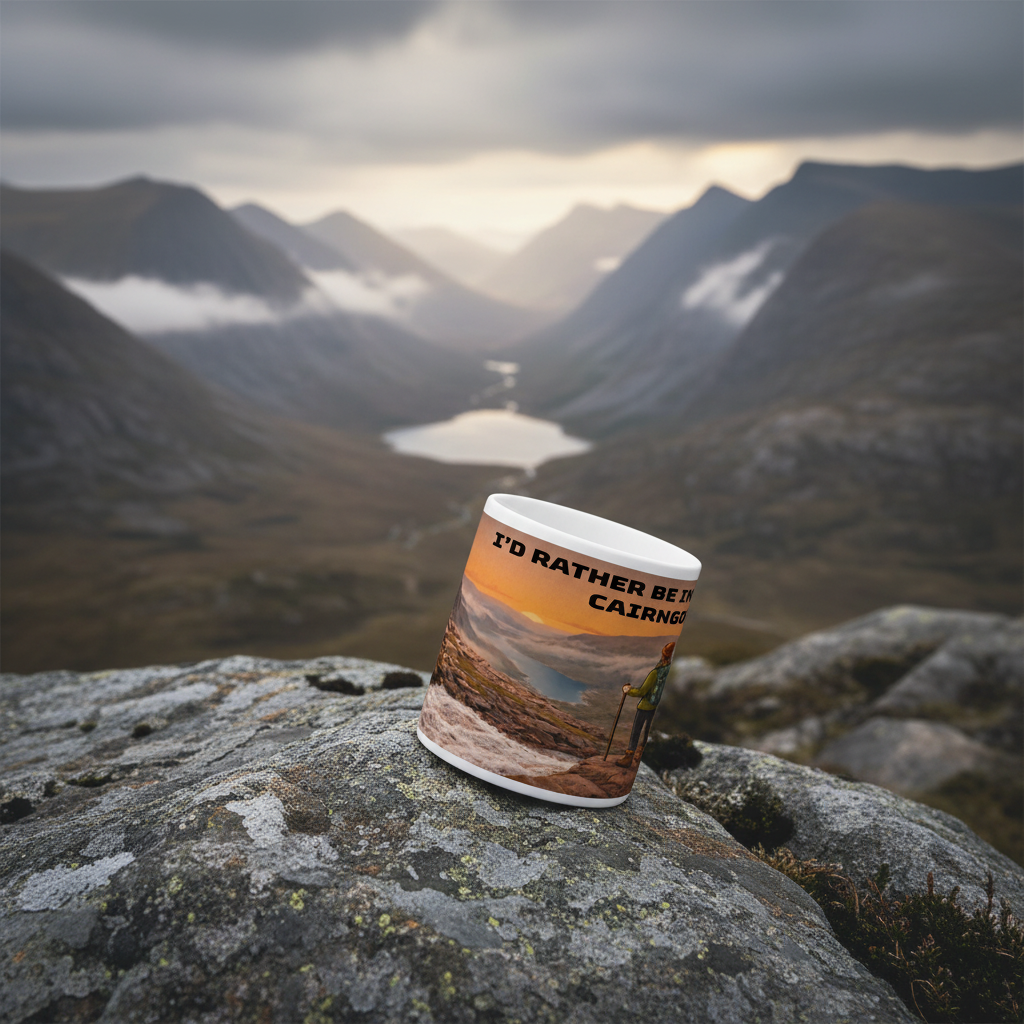 Ceramic Mug 11oz – I'd Rather Be in the Cairngorms for Her | Hiking Gift