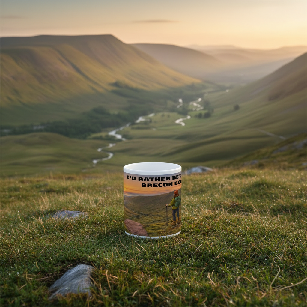 Ceramic Mug 11oz – I'd Rather Be in the Brecon Beacons for Her | Hiking Gift