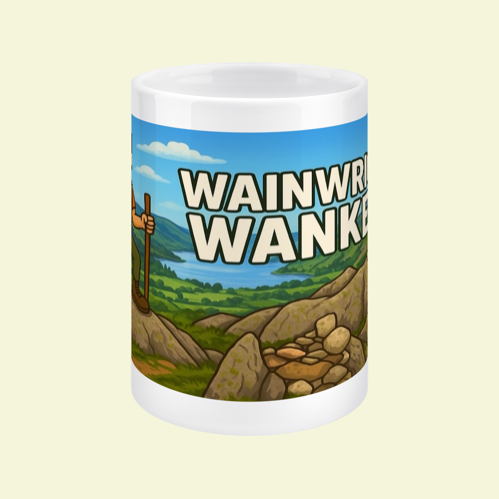 Ceramic Mug 15oz – Wainwright Wanker for Him | Lake District Gift