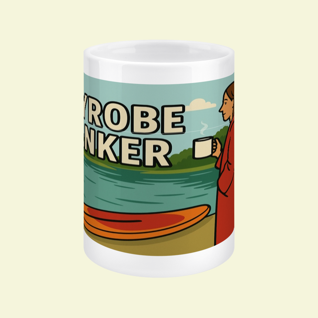 Ceramic Mug 15oz – Dryrobe Wanker for Her | Funny Outdoor Swim Gift