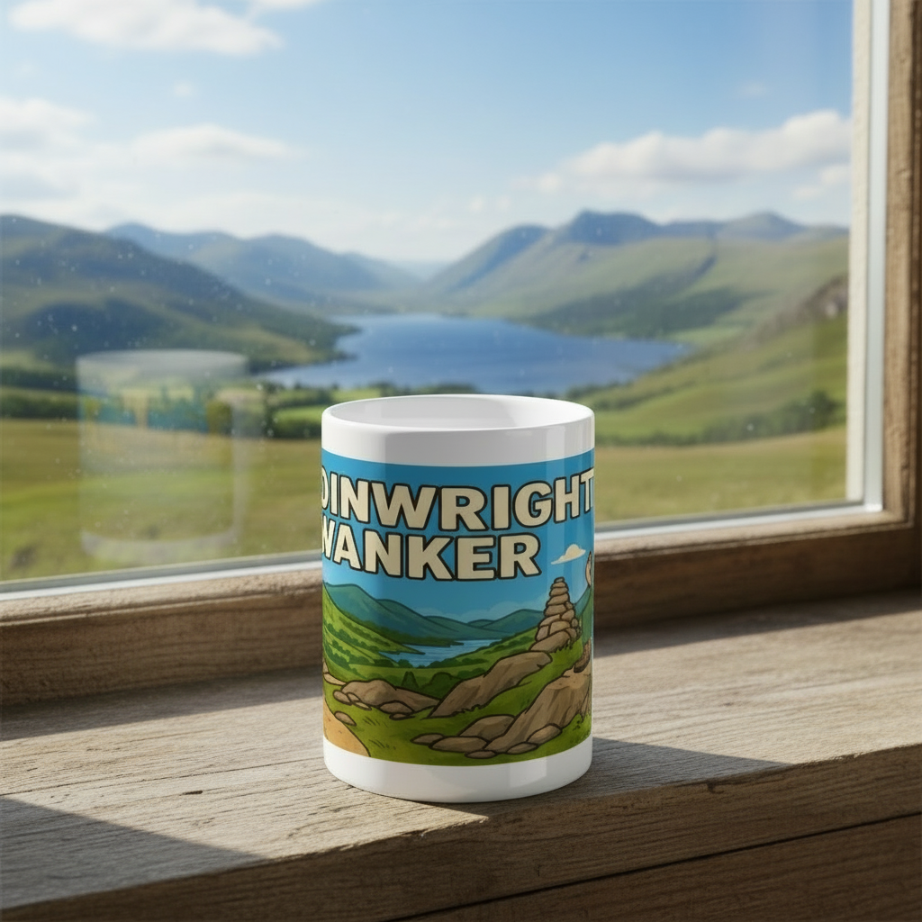 Ceramic Mug 15oz – Wainwright Wanker for Her | Lake District Gift