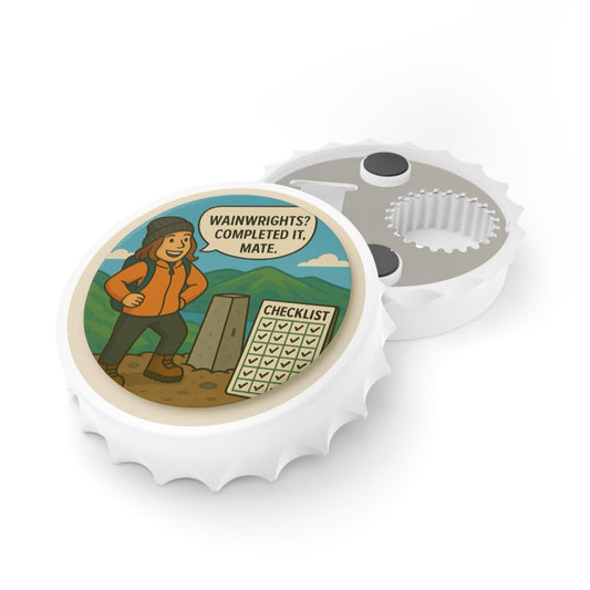 Wainwrights Completed It Mate Bottle Opener For Her - Funny Hiking Gift Magnetic Beer Opener for Walkers and Outdoor Lovers