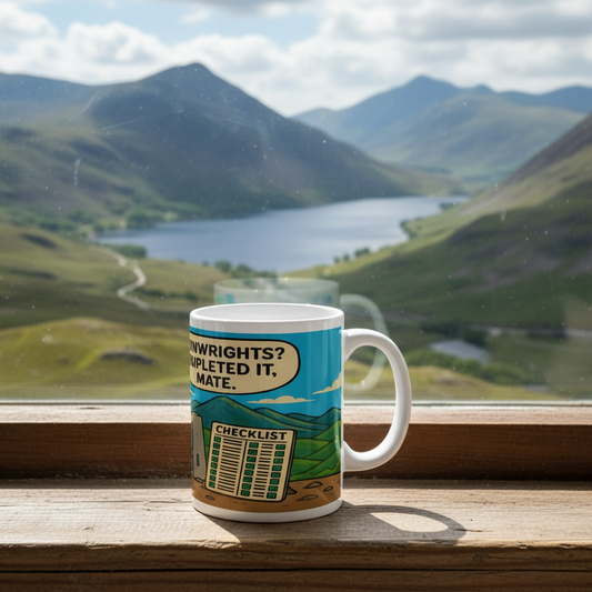 Ceramic Mug 11oz – Wainwrights Completed It Mate for Her | Hiking Gift