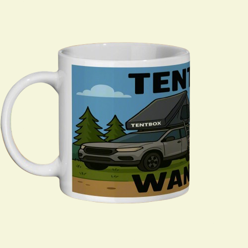 Tentbox Ceramic Mug for Him – Funny Camping & Van Life Gift