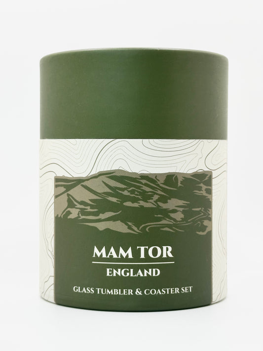 Mam Tor Whisky Tumbler 300ml | Peak District Gift