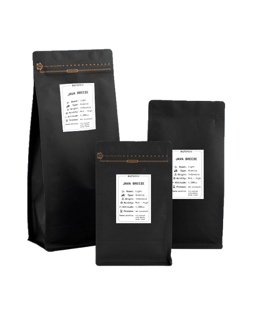 Java Breeze Coffee – Indonesian Light Roast (250g / 500g / 1kg)