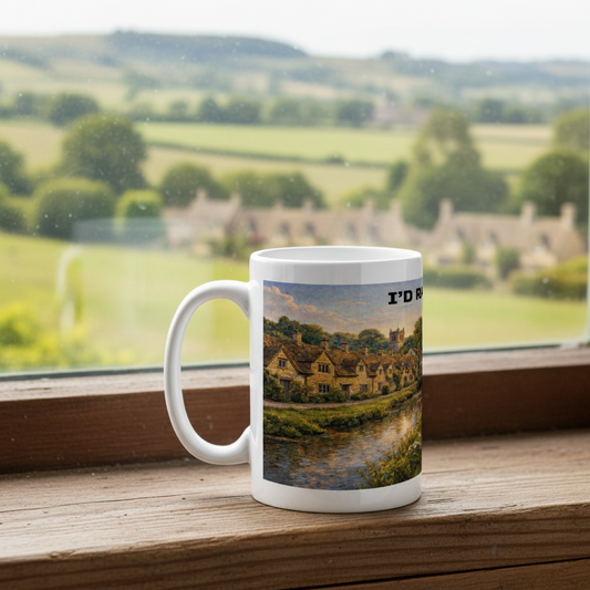 Ceramic Mug 15oz – I'd Rather Be in the Cotswolds for Her | Hiking Gift
