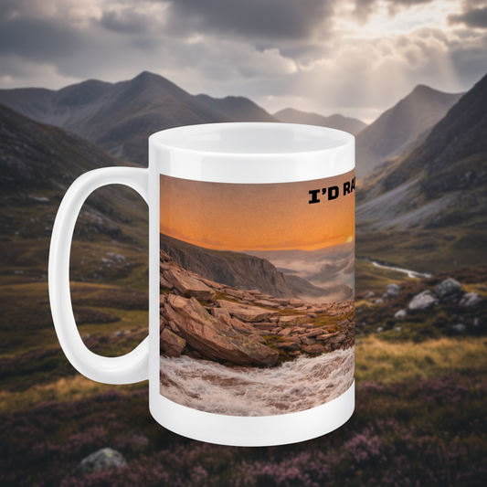 Ceramic Mug 15oz – I'd Rather Be in the Cairngorms for Him | Hiking Gift
