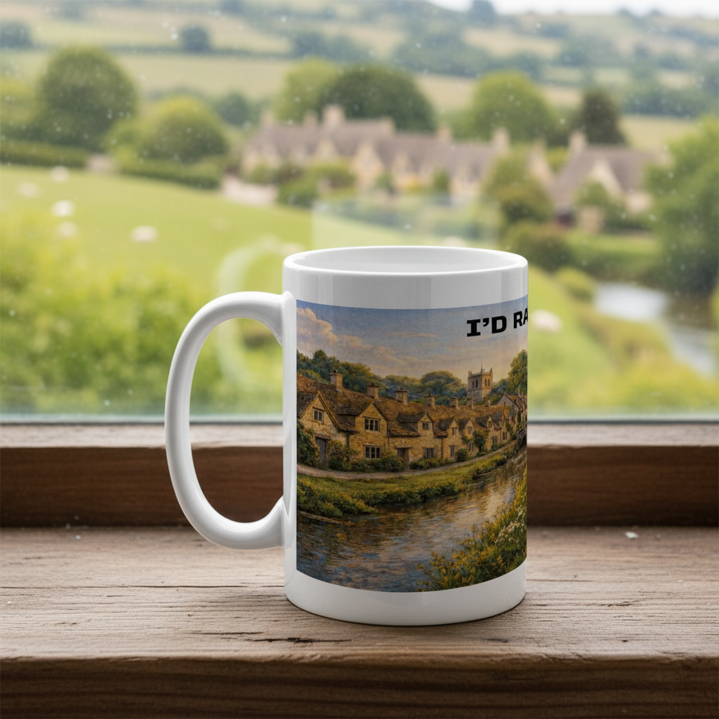 Ceramic Mug 15oz – I'd Rather Be in the Cotswolds for Him | Hiking Gift