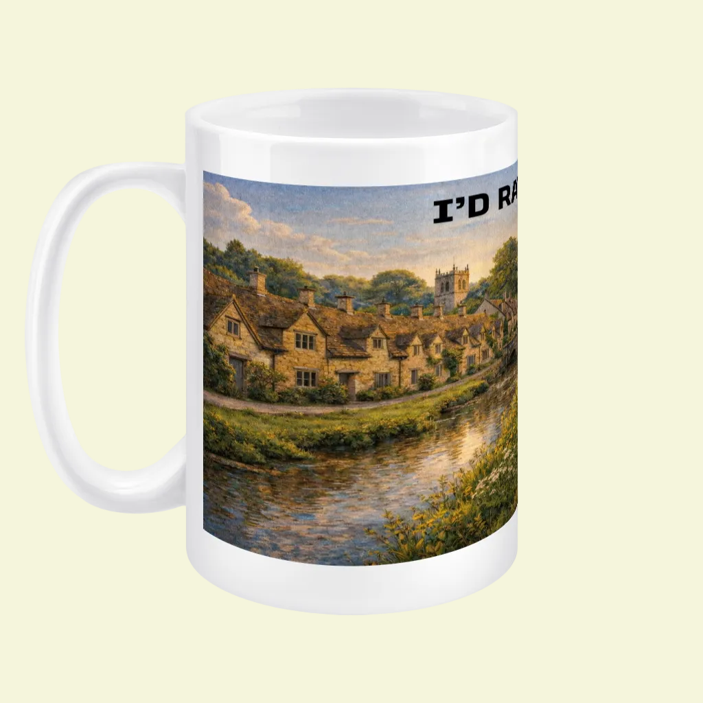 Ceramic Mug 15oz – I'd Rather Be in the Cotswolds for Him | Hiking Gift
