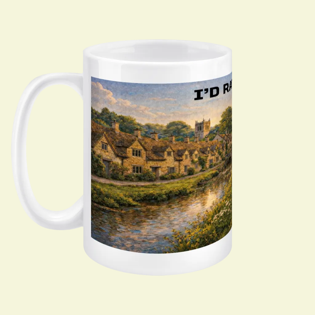 Ceramic Mug 15oz – I'd Rather Be in the Cotswolds for Her | Hiking Gift