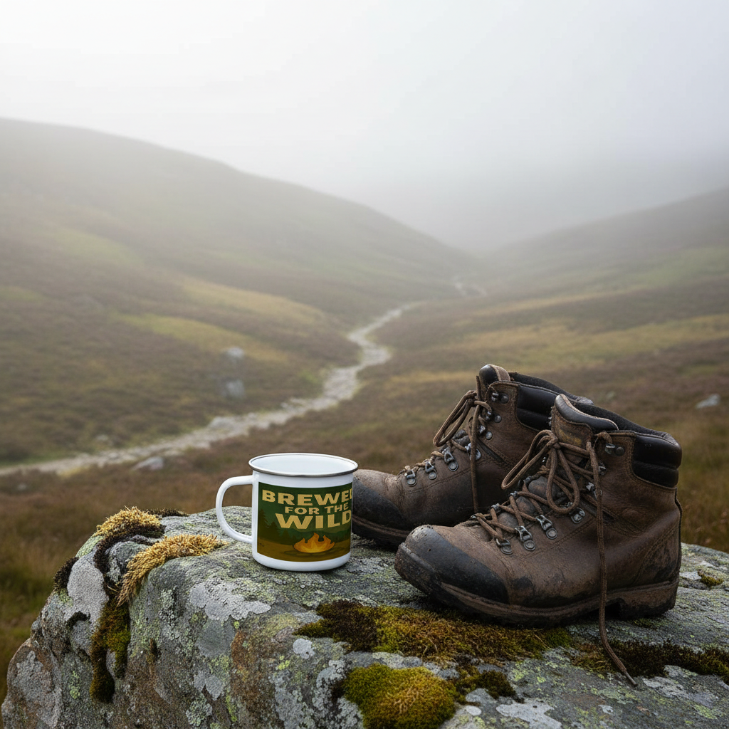 Enamel Mug 12oz – Brewed for the Wild Night for Her | Hiking Gift
