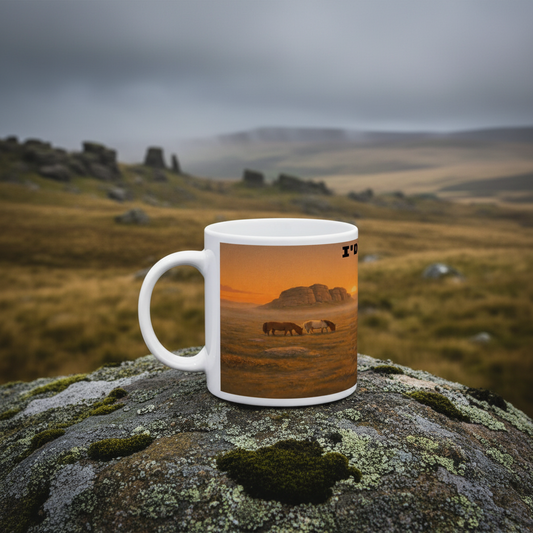 Ceramic Mug 11oz – I'd Rather Be on Dartmoor for Her | Hiking Gift