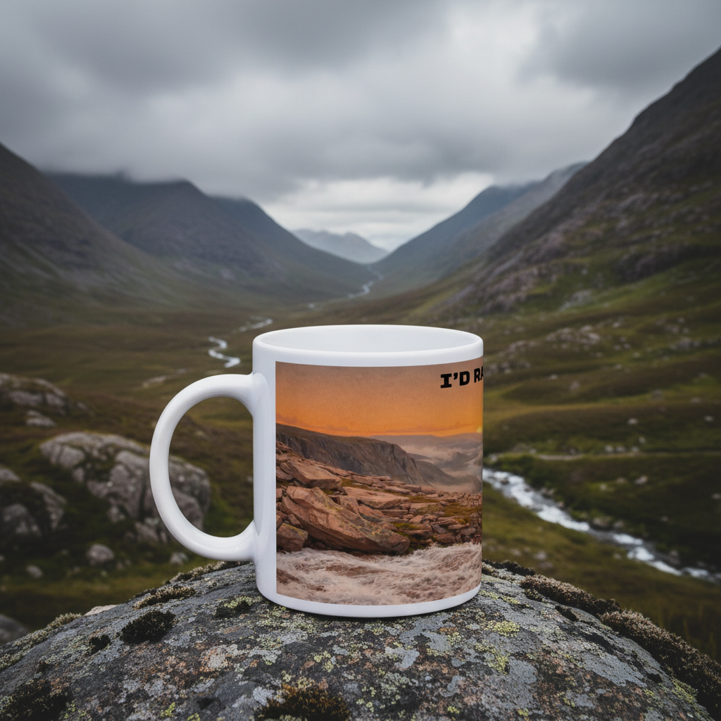 Ceramic Mug 11oz – I'd Rather Be in the Cairngorms for Him | Hiking Gift