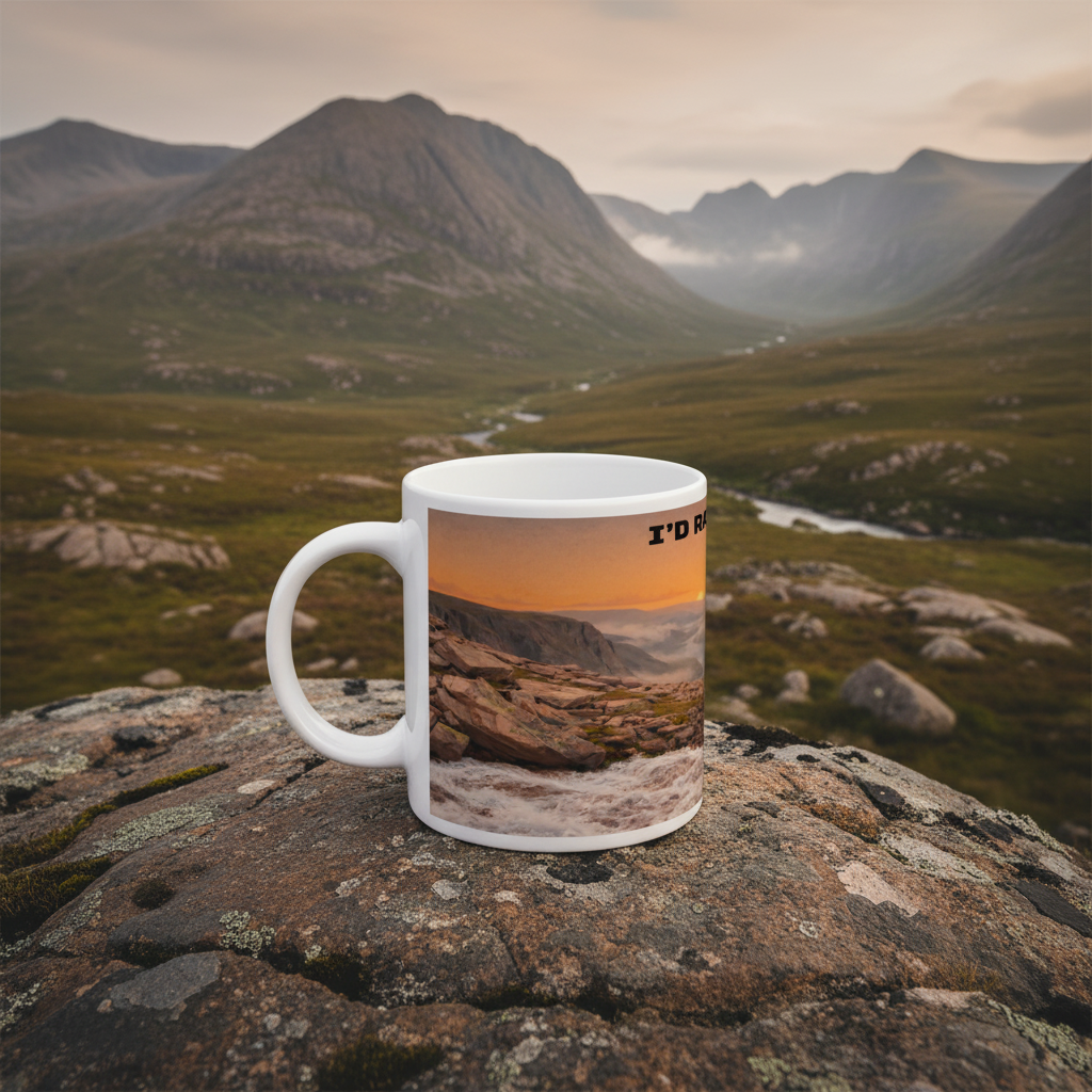Ceramic Mug 11oz – I'd Rather Be in the Cairngorms for Her | Hiking Gift