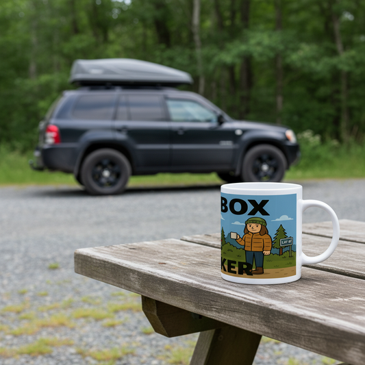 Ceramic Mug 11oz – Tentbox Wanker for Her | Funny Camping Gift