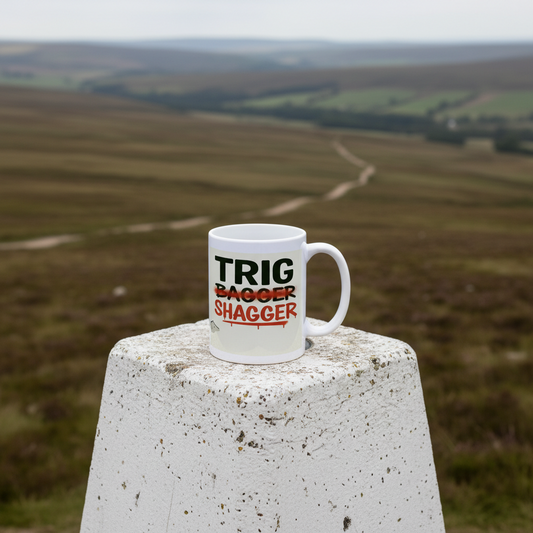 Ceramic Mug 15oz – Trig Shagger for Him | Funny Hiking Gift