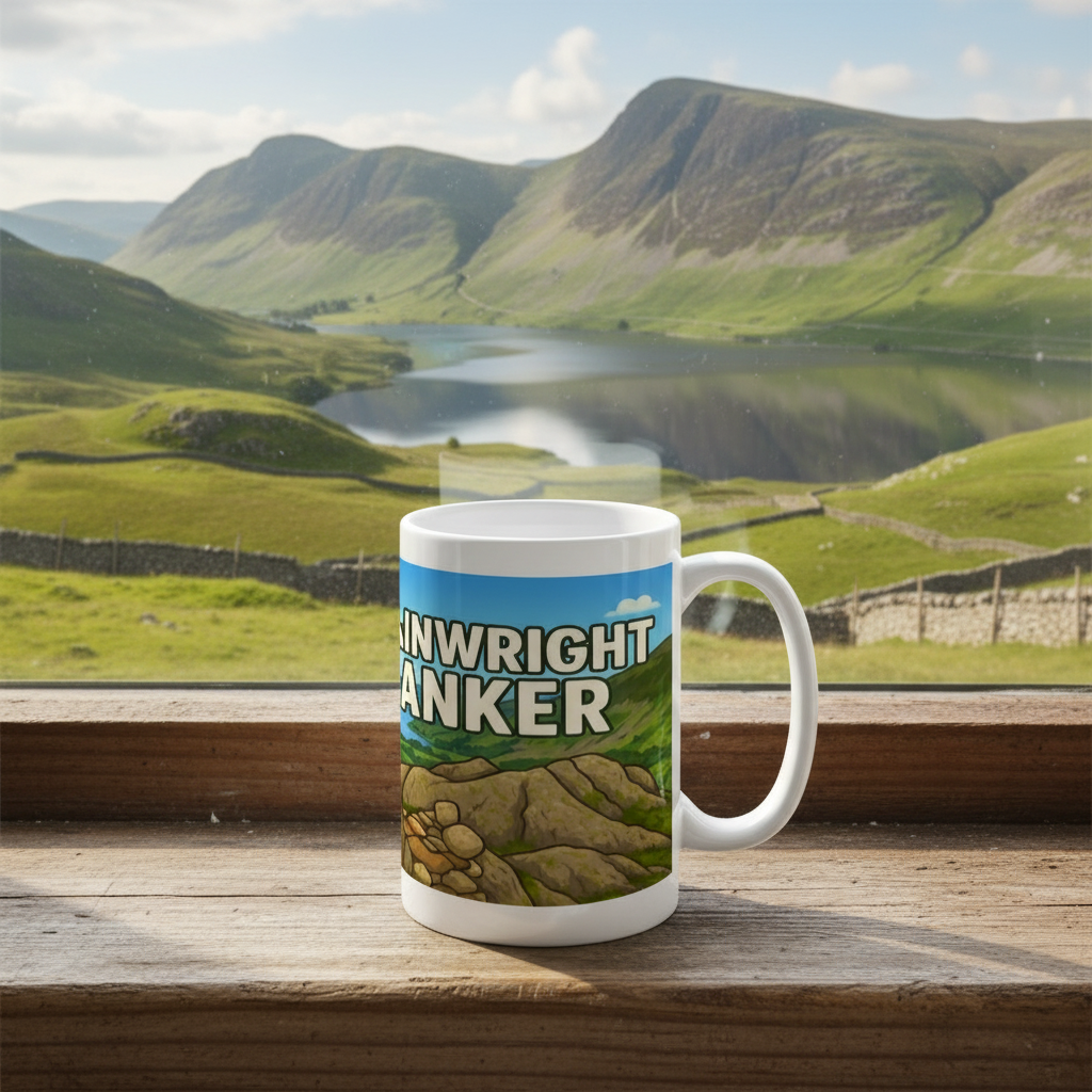 Ceramic Mug 15oz – Wainwright Wanker for Him | Lake District Gift