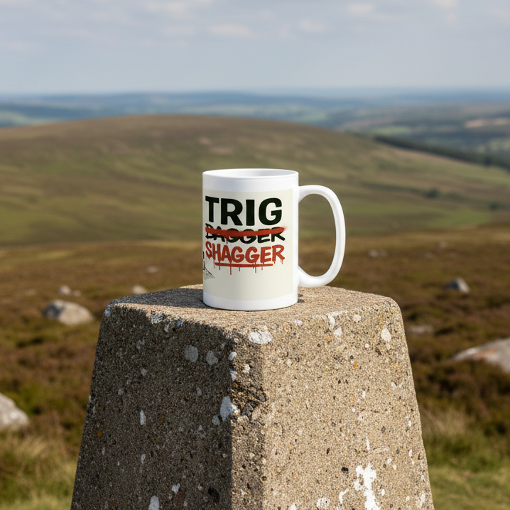 Ceramic Mug 15oz – Trig Shagger for Her | Funny Hiking Gift