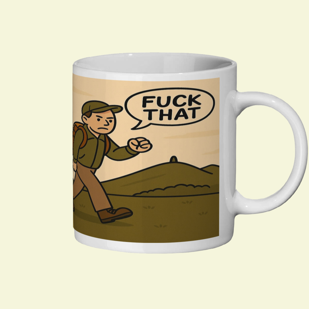 Ceramic Mug 11oz – A Large Group of People for Him | Funny Outdoors Gift