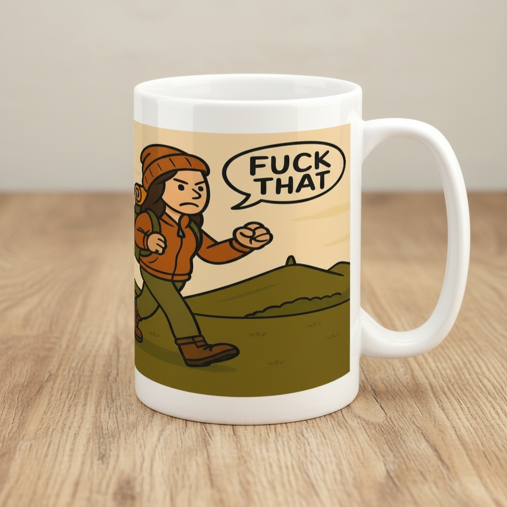 Ceramic Mug 15oz – A Large Group of People for Her | Funny Outdoors Gift