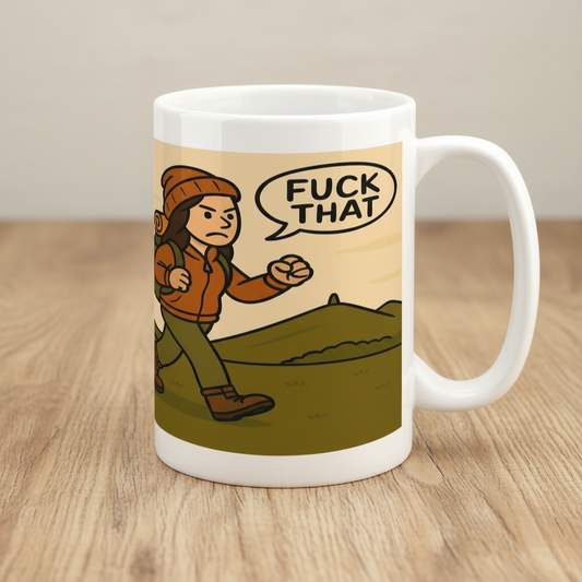 Ceramic Mug 15oz – A Large Group of People for Her | Funny Outdoors Gift