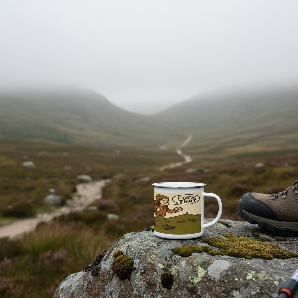 Enamel Mug 12oz – A Large Group of People for Her | Outdoors Gift