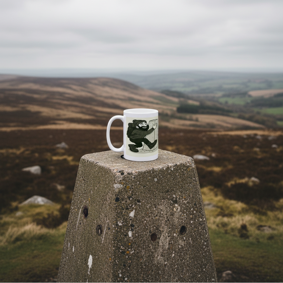Ceramic Mug 15oz – Trig Shagger for Him | Funny Hiking Gift