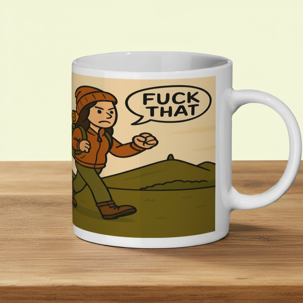 Ceramic Mug 11oz – A Large Group of People for Her | Funny Outdoors Gift