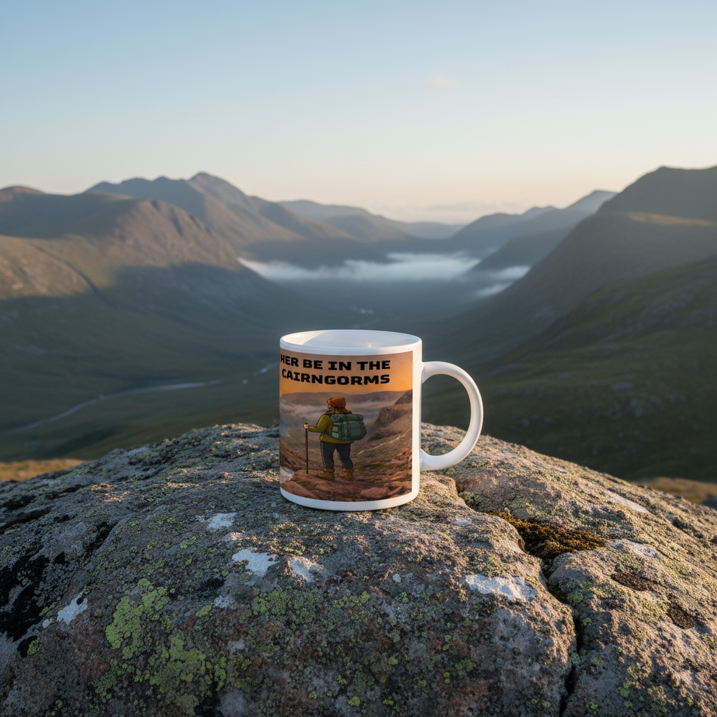 Ceramic Mug 11oz – I'd Rather Be in the Cairngorms for Her | Hiking Gift