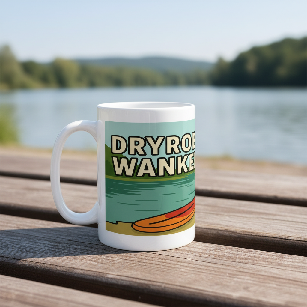 Ceramic Mug 15oz – Dryrobe Wanker for Her | Funny Outdoor Swim Gift