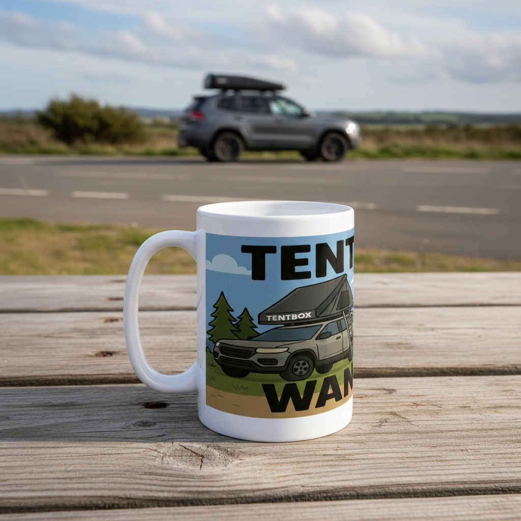 Ceramic Mug 15oz – Tentbox Wanker for Her | Funny Camping Gift